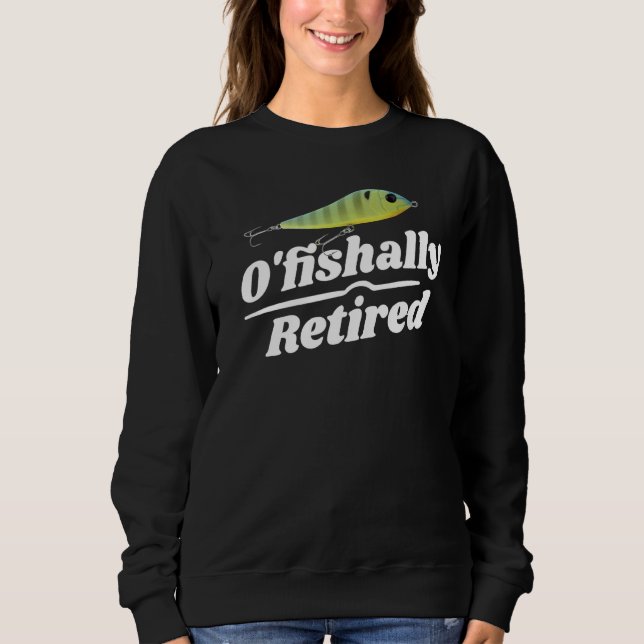 Sweatshirt leurre de pêche à la retraite (Devant)