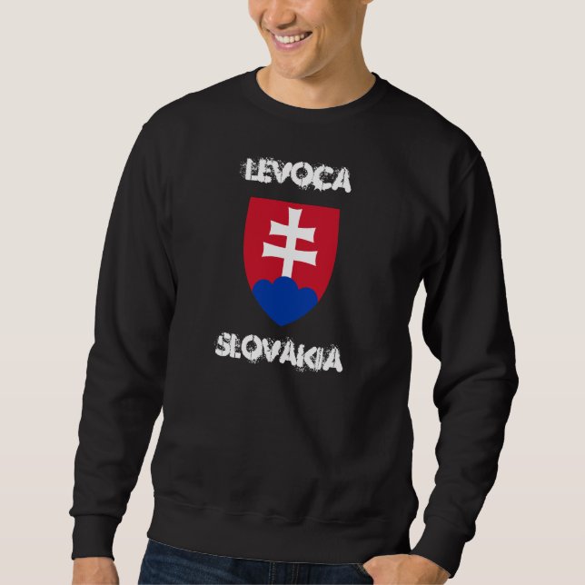 Sweatshirt Levoca, Slovaquie avec armoiries (Devant)