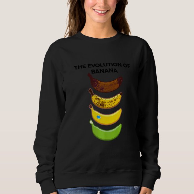 Sweatshirt L'Évolution De La Banane Graphique Tee - shirts &  (Devant)