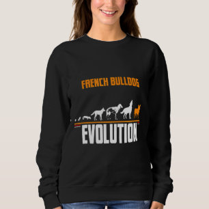 Sweatshirt L'évolution du chien de taureau français
