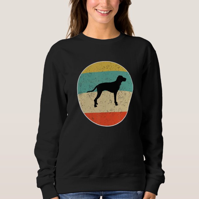 Sweatshirt Lévrier Bleu (Devant)
