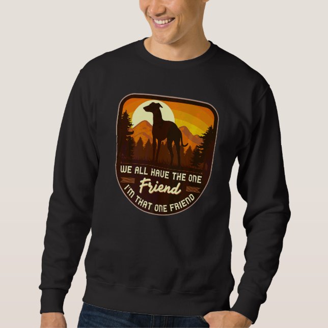 Sweatshirt Lévrier Windhound Race de Chien  29 (Devant)