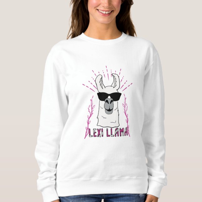 Sweatshirt Lexi Llama (Devant)