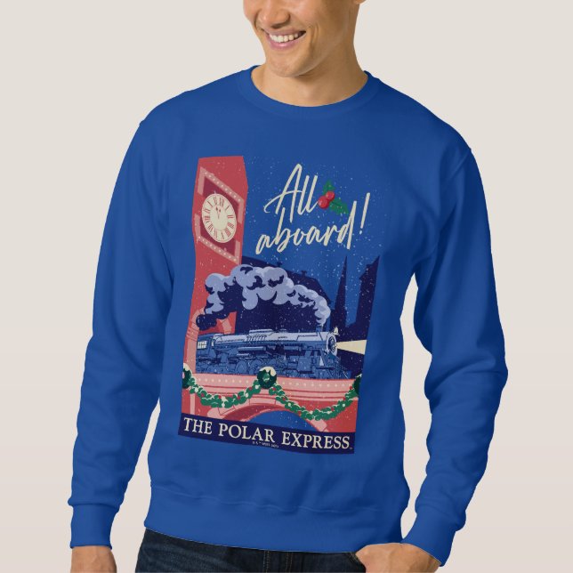 Sweatshirt L'Express Polaire - Tout À Bord ! (Devant)