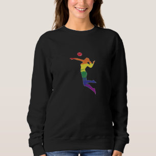 Sweatshirt LGBT du volley-ball