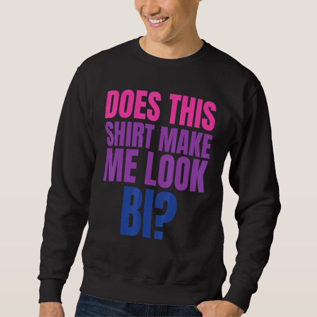 Sweatshirt Lgbt Fierté Mois Tee Cela Me Rend Bi 3 (Devant)