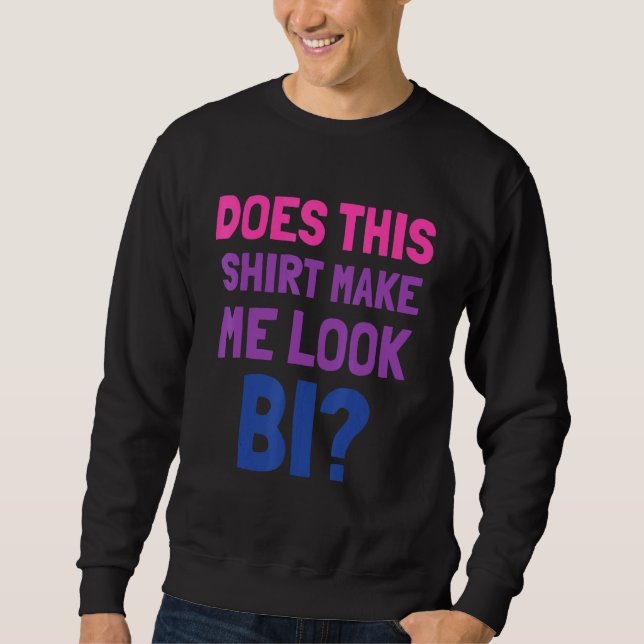 Sweatshirt Lgbt Fierté Mois Tee Cela Me Rend Bi 4 (Devant)