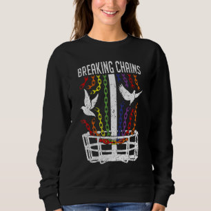 Sweatshirt Lgbt Gay pride Mois Disque Golf Player Brise Cha