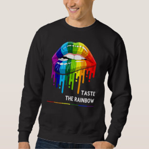 Sweatshirt Lgbt Goûtez Le Rainbow Lgbt Pride Lgbtq Rainbow