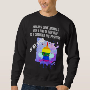 Sweatshirt Lgbt Idée d'abeille arc-en-ciel Apiologue Bee Gay 