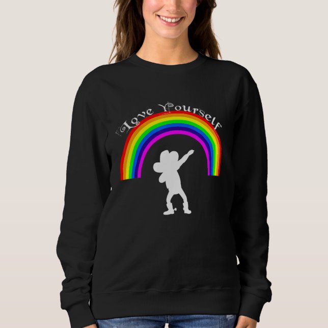 Sweatshirt LGBT Lesbian Gay Bisexual Transgender Pride Queer  (Devant)