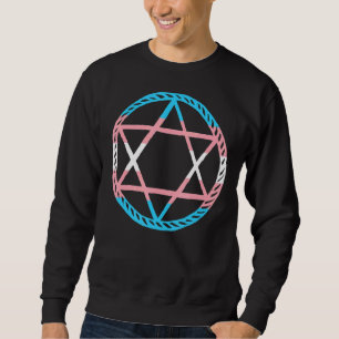 Sweatshirt Lgbt Pentagram Chèvre transgenre