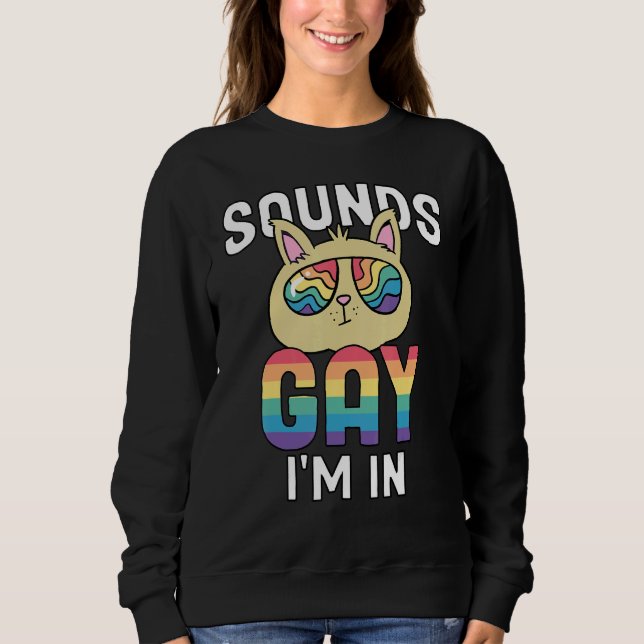 Sweatshirt Lgbt Pride Lgbtq Drapeau Sonne Gay Im In (Devant)