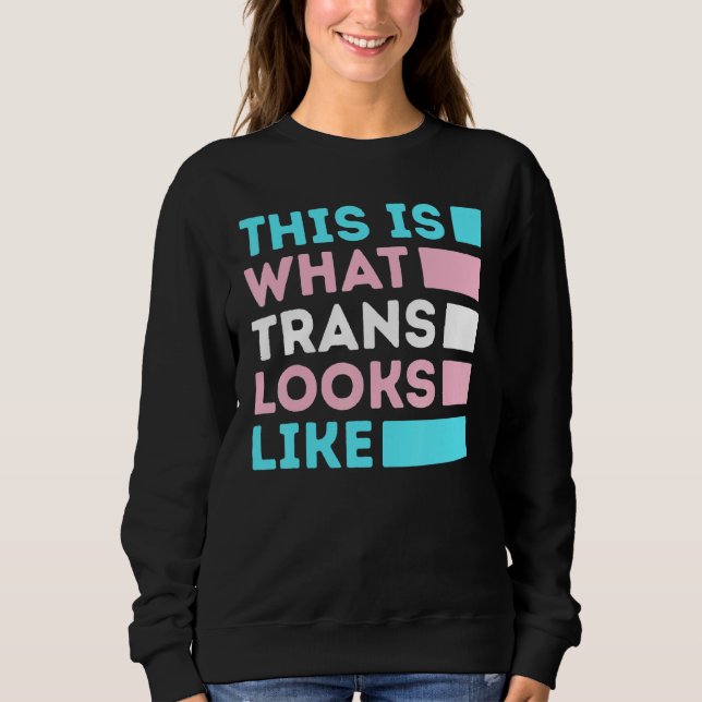 Sweatshirt Lgbt Pride Transgenre Arc-En-Ciel C'Est Ce Que Tra (Devant)
