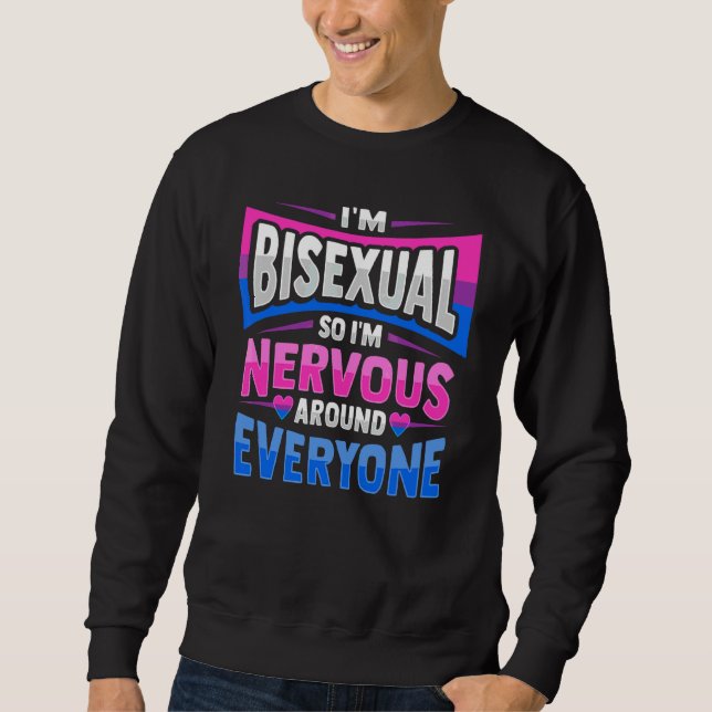 Sweatshirt Lgbt Queer Pour Un Bisexuel (Devant)
