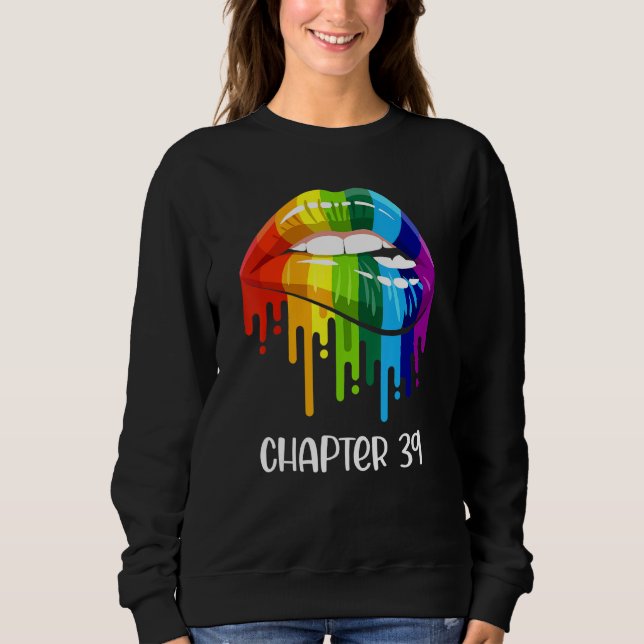 Sweatshirt Lgbt Viens De Marier Des Lesbiennes Engagées Mme & (Devant)