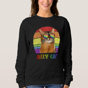 Sweatshirt Lgbtq Ally Cat Rainbow Gay pride Drapeau Lgbt 9