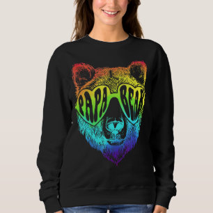 Sweatshirt Lgbtq Papa Bear Lgbt Rainbow Fier Gay pride du dra