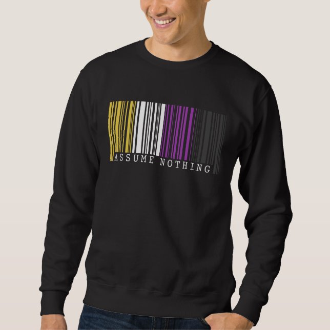 Sweatshirt LGBTQIA Pride Lesbian Gay Bisexual Queens Aexuel (Devant)