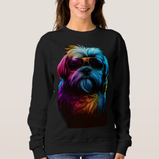 Sweatshirt Lhasa Apso Chiens Lhasa Apsos 2