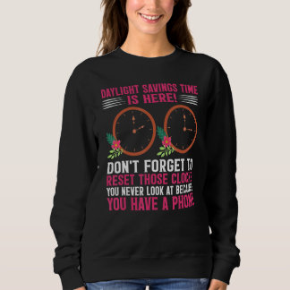 Sweatshirt L'heure d'été est ici amusante lumière d'été Savin