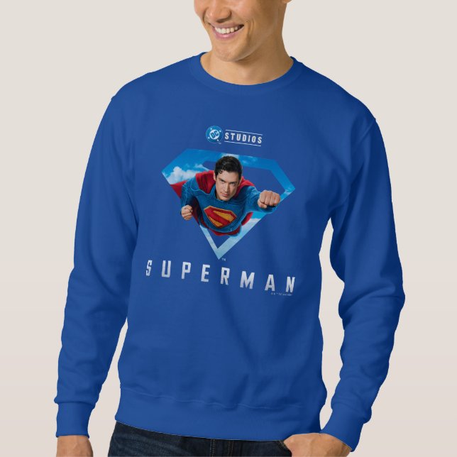 Sweatshirt L'homme de l'acier en vol (Devant)