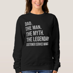 Sweatshirt L'homme le mythe Le service à la clientèle légenda