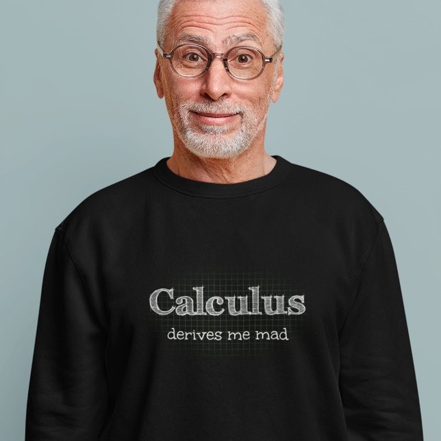Sweatshirt L'humour de maths me rend fou Calcul (Créateur téléchargé)