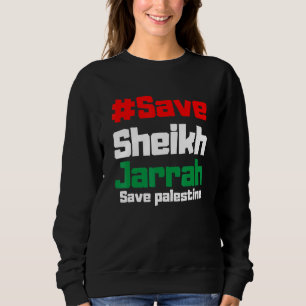 Sweatshirt Libérer Gaza Palestine Indicateur arabe