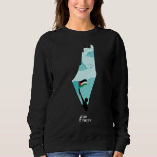Sweatshirt Libérez Gaza Palestine Drapeau arabe Sauvez Palest