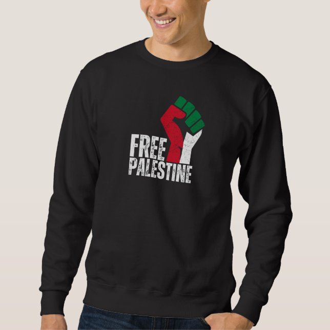 Sweatshirt Libérez la Palestine Gaza - Liberté pour les Pales (Devant)