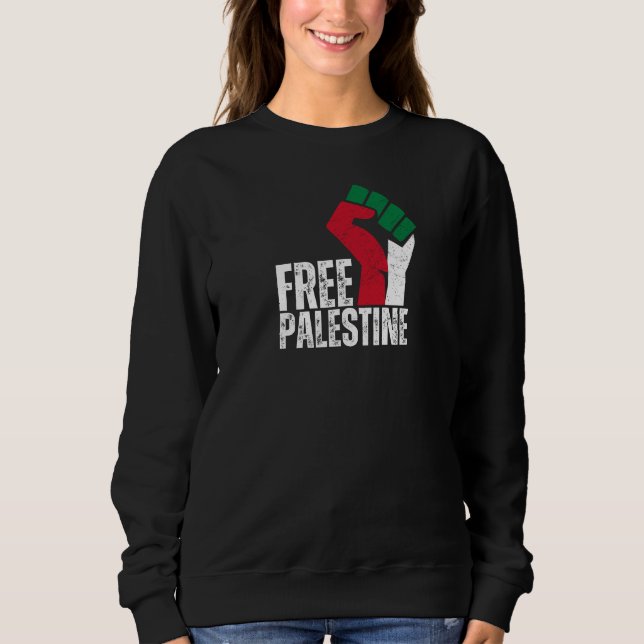 Sweatshirt Libérez la Palestine Gaza - Liberté pour les Pales (Devant)