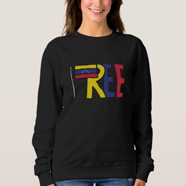 Sweatshirt Libérez le Venezuela (Devant)