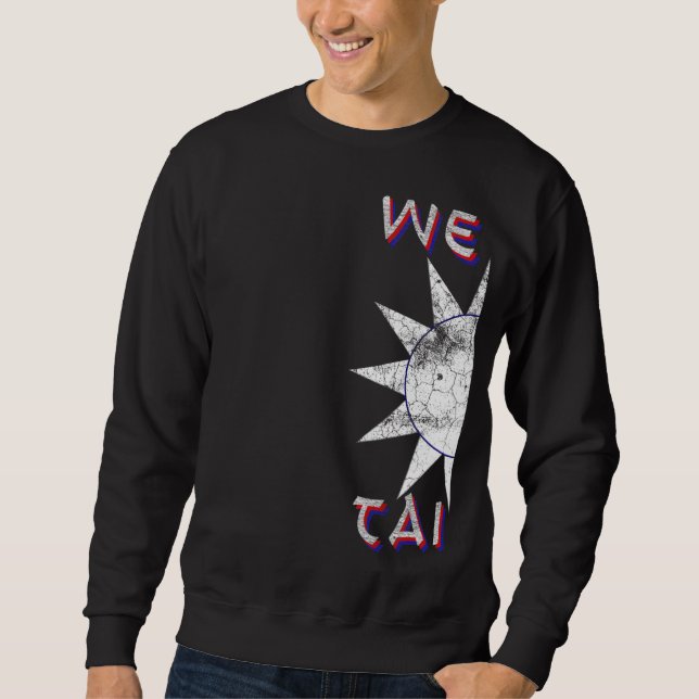 Sweatshirt Libérez Taïwan Drapeau sans danger Gardez indépend (Devant)