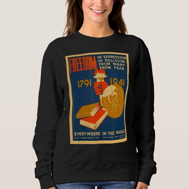 Sweatshirt Liberté D'Expression De Religion De La Volonté De  (Devant)