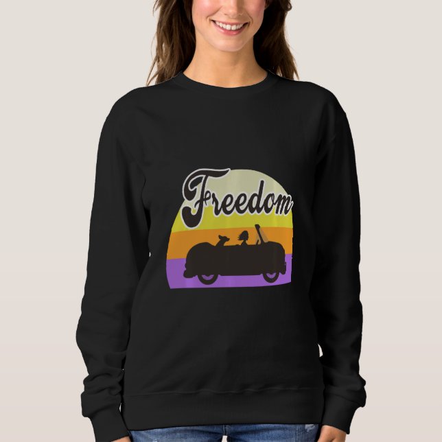 Sweatshirt Liberté Prenez Le Temps De Vous Explorer La Vie (Devant)