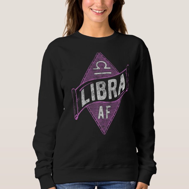 Sweatshirt Libra Af Astrologie Libra Zodiac Anniversaire 2 (Devant)