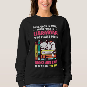 Sweatshirt Librarian Loved Livres Et Chats Lecture Vocabulair
