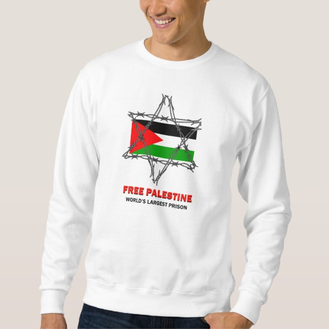 Sweatshirt LIBRE de la PALESTINE (Devant)