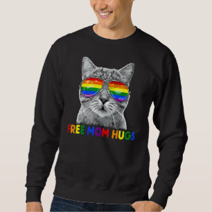 Sweatshirt Libre Maman Hugues Chat Arc-en-ciel Purride Fier A