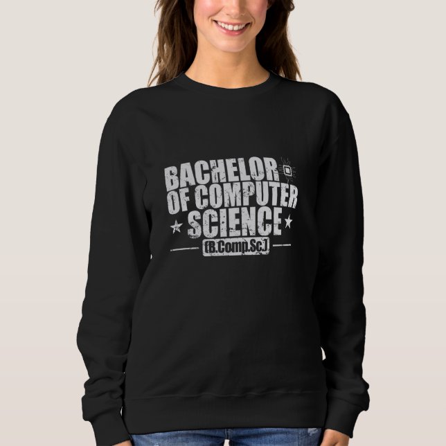 Sweatshirt Licence en informatique (Devant)