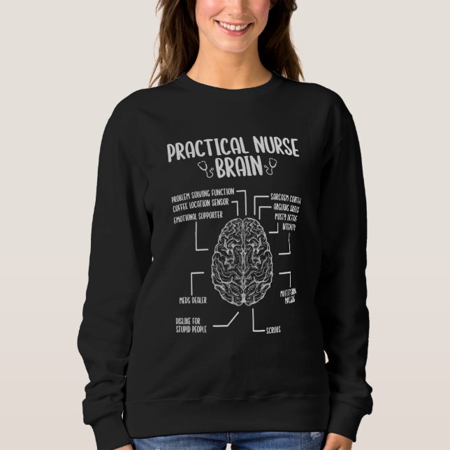 Sweatshirt Licensed Practical Nurse Essential LPN Accessoire  (Devant)