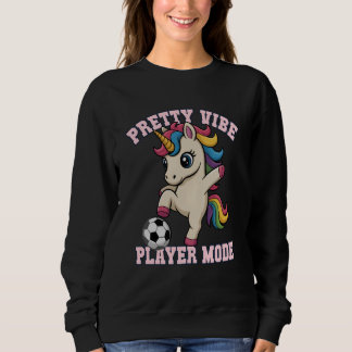 Sweatshirt Licorne Pretty Vibe Juste Fille Qui Aime Mod Socce