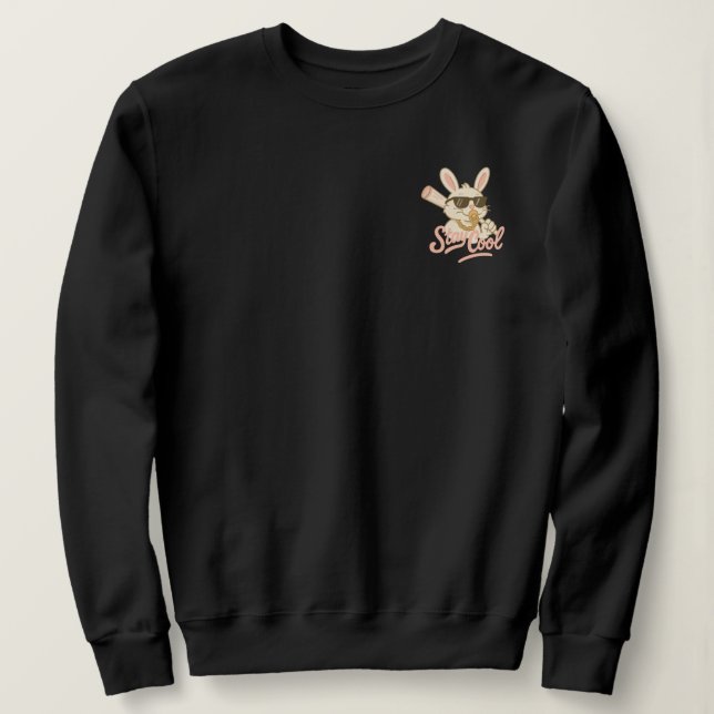 Sweatshirt Lièvre Hip hop (Design devant)