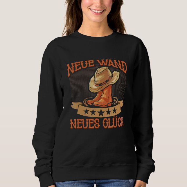 Sweatshirt Ligne Danse Nouveau Mur Nouveau Bonheur Western Li (Devant)