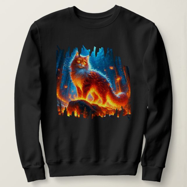 Sweatshirt Ligne de tir enchantée (Design devant)