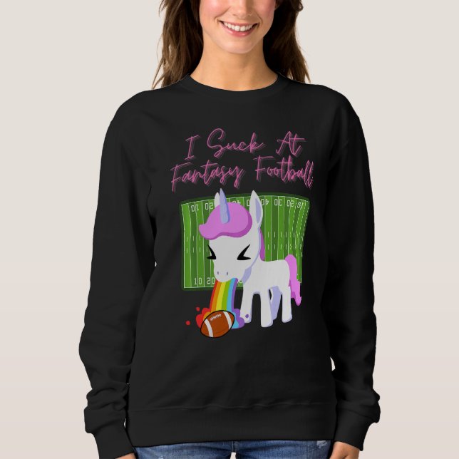 Sweatshirt Ligue de football Imaginaire Loser Brouillon Derni (Devant)