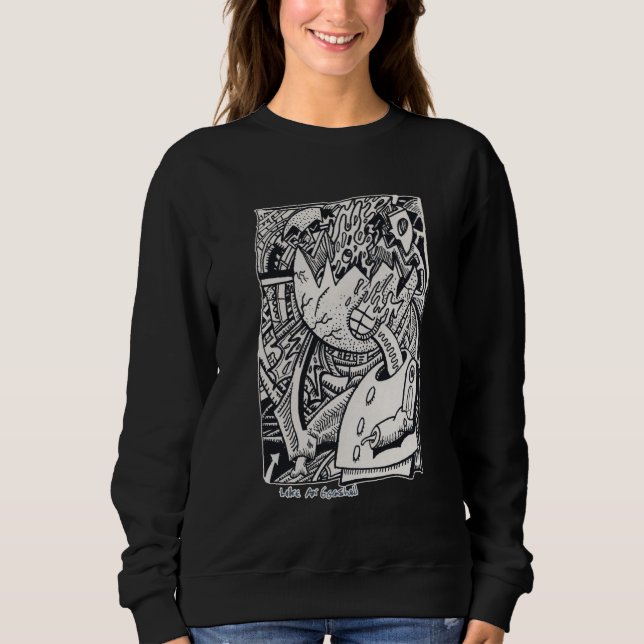 Sweatshirt Like a Eggshell, par Brian Benson (Devant)