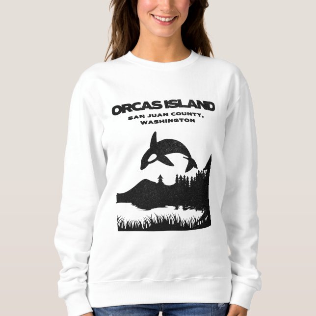 Sweatshirt L'île des Orques Nature extérieure (Devant)