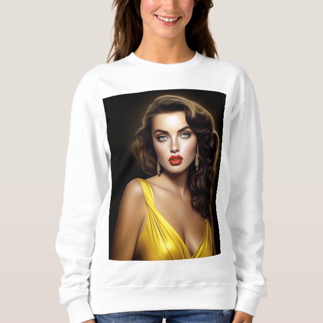 Sweatshirt Lina - Super Mannequin Latina !  (Devant)